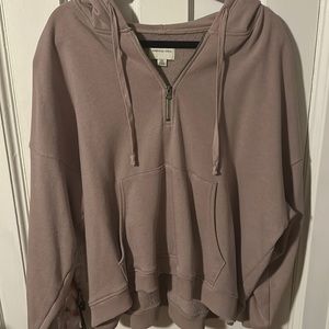 half zip sweatshirt